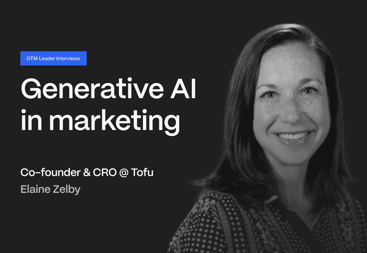 Elaine Zelby (Tofu) on navigating AI adoption, creative vs. automated marketing, and startup challenges