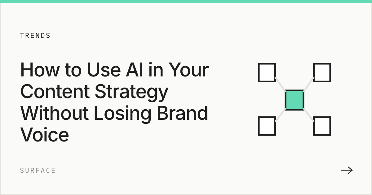 How to Use AI in Your Content Strategy Without Losing Brand Voice