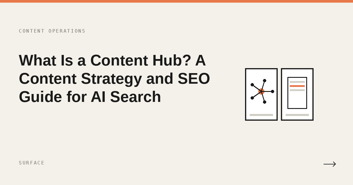 What Is a Content Hub? A Content Strategy and SEO Guide for AI Search